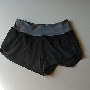 Unknown Brand Black And Grey Mini Running Shorts
